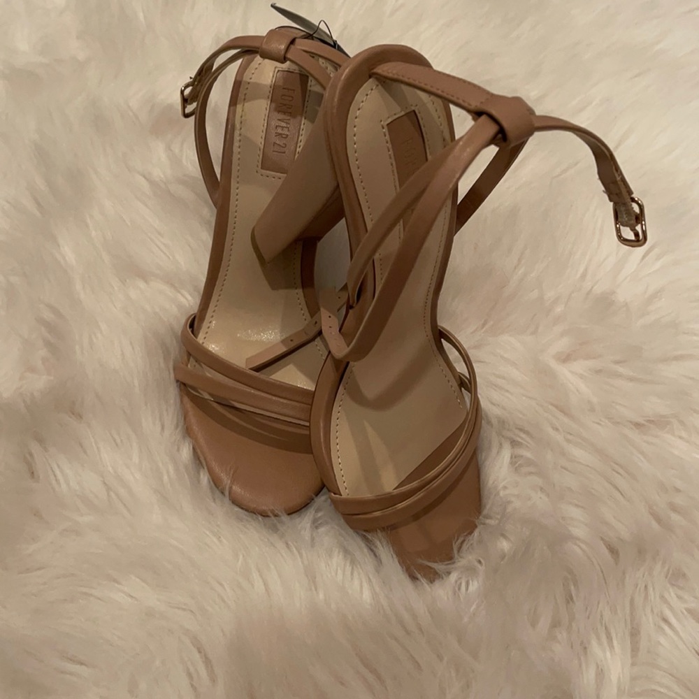Wrap around open toe heels size 6 brand new